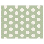 Polk Dots Seamless Pattern Premium Plush Fleece Blanket (Medium)