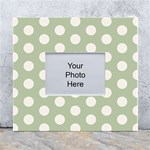 Polk Dots Seamless Pattern White Wall Photo Frame 5  x 7 