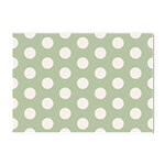 Polk Dots Seamless Pattern Crystal Sticker (A4)