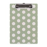 Polk Dots Seamless Pattern A5 Acrylic Clipboard