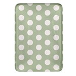 Polk Dots Seamless Pattern Rectangular Glass Fridge Magnet (4 pack)