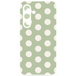 Polk Dots Seamless Pattern Samsung Galaxy S24 6.2 Inch Black TPU UV Case