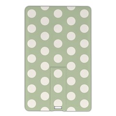 Polk Dots Seamless Pattern Name Card Style USB Flash Drive from ArtsNow.com Front