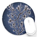 Nature Charm Drawing  Round Mousepad