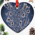 Nature Charm Drawing  Ornament (Heart)