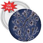 Nature Charm Drawing  3  Buttons (100 pack) 