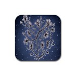 Nature Charm Drawing  Rubber Coaster (Square)