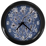 Nature Charm Drawing  Wall Clock (Black)