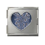 Nature Charm Drawing  Mega Link Heart Italian Charm (18mm)