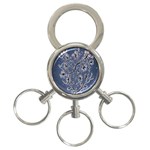 Nature Charm Drawing  3-Ring Key Chain