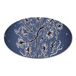 Nature Charm Drawing  Oval Magnet