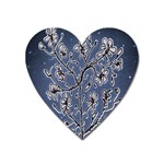 Nature Charm Drawing  Heart Magnet