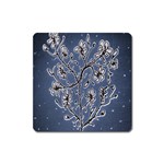 Nature Charm Drawing  Square Magnet