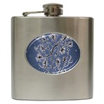 Nature Charm Drawing  Hip Flask (6 oz)