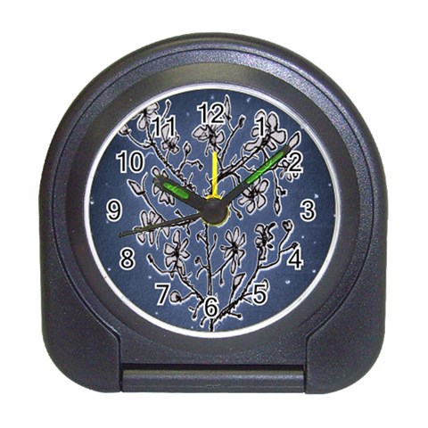 Nature Charm Drawing  Travel Alarm Clock from ArtsNow.com Front