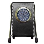 Nature Charm Drawing  Pen Holder Desk Clock