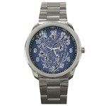 Nature Charm Drawing  Sport Metal Watch