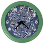 Nature Charm Drawing  Color Wall Clock