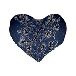 Nature Charm Drawing  Standard 16  Premium Heart Shape Cushions