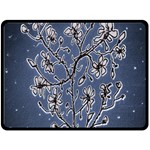 Nature Charm Drawing  Two Sides Fleece Blanket (Large)