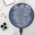 Nature Charm Drawing  Wireless Fast Charger(Black)