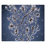 Nature Charm Drawing  Premium Plush Fleece Blanket (Small)