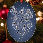 Nature Charm Drawing  UV Print Acrylic Ornament Oval