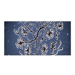 Nature Charm Drawing  Satin Wrap 35  x 70 