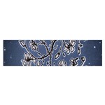 Nature Charm Drawing  Oblong Satin Scarf (16  x 60 )