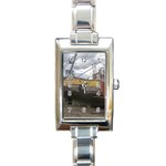 Maritime Memories, San Antonio Oeste, Rio Negro, Argentina Rectangle Italian Charm Watch