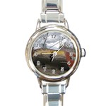 Maritime Memories, San Antonio Oeste, Rio Negro, Argentina Round Italian Charm Watch