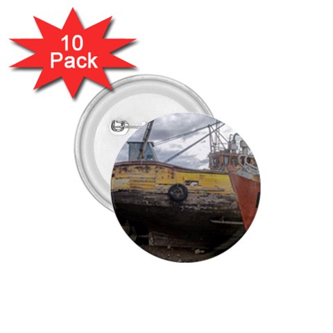 Maritime Memories, San Antonio Oeste, Rio Negro, Argentina 1.75  Buttons (10 pack) from ArtsNow.com Front