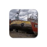 Maritime Memories, San Antonio Oeste, Rio Negro, Argentina Rubber Coaster (Square)