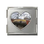 Maritime Memories, San Antonio Oeste, Rio Negro, Argentina Mega Link Heart Italian Charm (18mm)