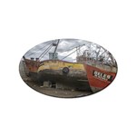 Maritime Memories, San Antonio Oeste, Rio Negro, Argentina Sticker (Oval)