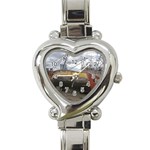 Maritime Memories, San Antonio Oeste, Rio Negro, Argentina Heart Italian Charm Watch