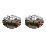 Maritime Memories, San Antonio Oeste, Rio Negro, Argentina Cufflinks (Oval)