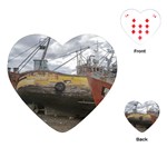 Maritime Memories, San Antonio Oeste, Rio Negro, Argentina Playing Cards Single Design (Heart)