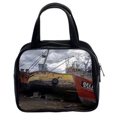 Maritime Memories, San Antonio Oeste, Rio Negro, Argentina Classic Handbag (Two Sides) from ArtsNow.com Front