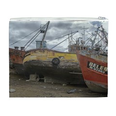 Maritime Memories, San Antonio Oeste, Rio Negro, Argentina Cosmetic Bag (XL) from ArtsNow.com Back