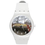 Maritime Memories, San Antonio Oeste, Rio Negro, Argentina Round Plastic Sport Watch (M)