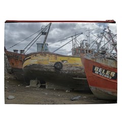 Maritime Memories, San Antonio Oeste, Rio Negro, Argentina Cosmetic Bag (XXL) from ArtsNow.com Back