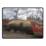 Maritime Memories, San Antonio Oeste, Rio Negro, Argentina Two Sides Fleece Blanket (Small)