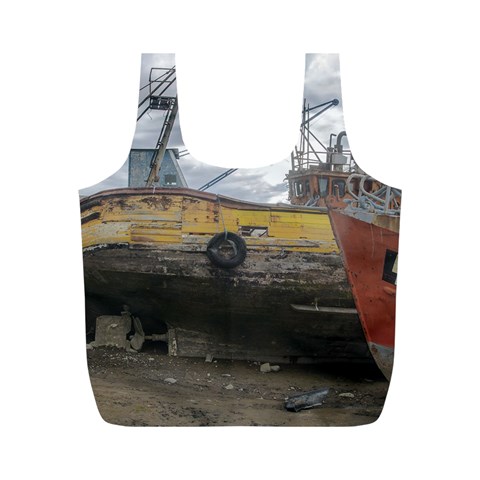 Maritime Memories, San Antonio Oeste, Rio Negro, Argentina Full Print Recycle Bag (M) from ArtsNow.com Front