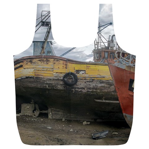 Maritime Memories, San Antonio Oeste, Rio Negro, Argentina Full Print Recycle Bag (XL) from ArtsNow.com Front