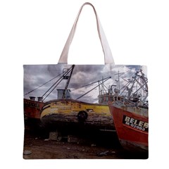 Maritime Memories, San Antonio Oeste, Rio Negro, Argentina Zipper Mini Tote Bag from ArtsNow.com Front