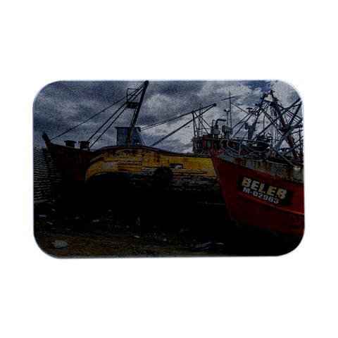 Maritime Memories, San Antonio Oeste, Rio Negro, Argentina Open Lid Metal Box (Silver)   from ArtsNow.com Front