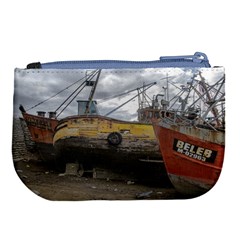 Maritime Memories, San Antonio Oeste, Rio Negro, Argentina Large Coin Purse from ArtsNow.com Back