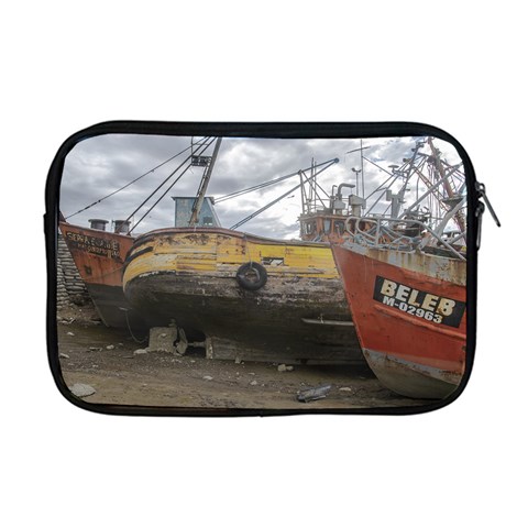 Maritime Memories, San Antonio Oeste, Rio Negro, Argentina Apple MacBook Pro 17  Zipper Case from ArtsNow.com Front