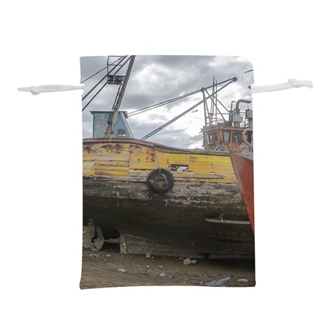 Maritime Memories, San Antonio Oeste, Rio Negro, Argentina Lightweight Drawstring Pouch (M) from ArtsNow.com Front